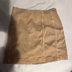 Wild Fable Tan Mini Skirt